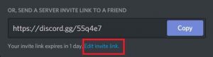 edit invite link discord server edit invite link discord server